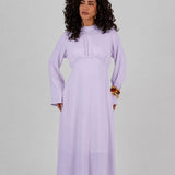 ROBE DRAPÉE LILAS