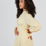 ROBE EN CRÊPE DE COTON