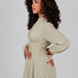 Draped dress