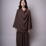 ENSEMBLE DRAPÉ MARRON