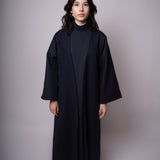 KIMONO EN LAINE BLEU