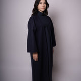 KIMONO EN LAINE BLEU