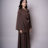 ENSEMBLE DRAPÉ MARRON
