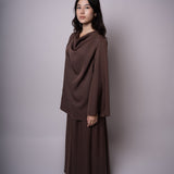 ENSEMBLE DRAPÉ MARRON