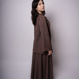 ENSEMBLE DRAPÉ MARRON