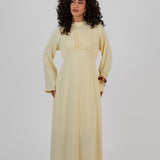 ROBE EN CRÊPE DE COTON
