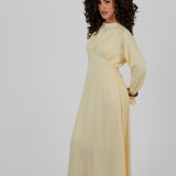 ROBE EN CRÊPE DE COTON